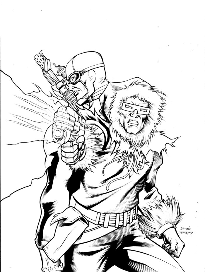 Captain Cold and Heatwave Inks