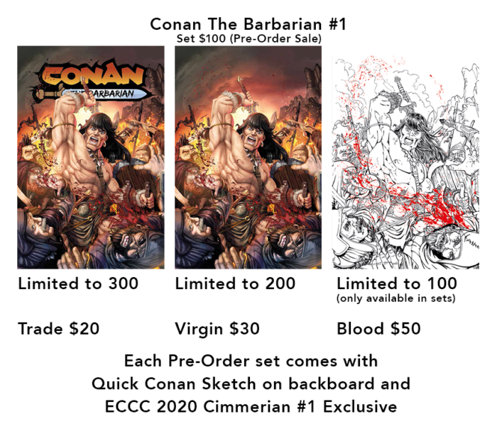 Conan The Barbarian #1 Set