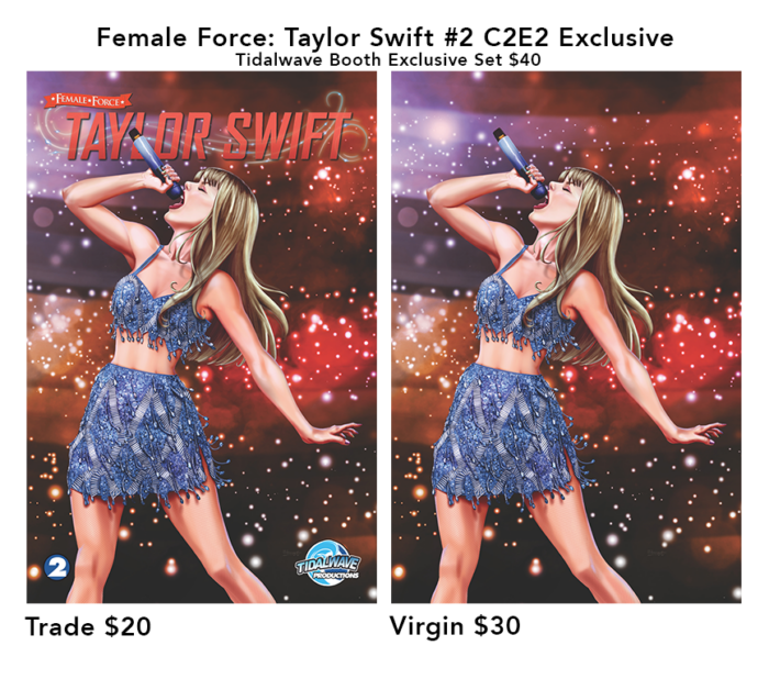 Female Force: Taylor Swift #2 TW C2E2 Set