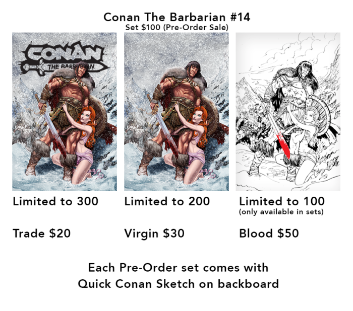 Conan The Barbarian #14 Set