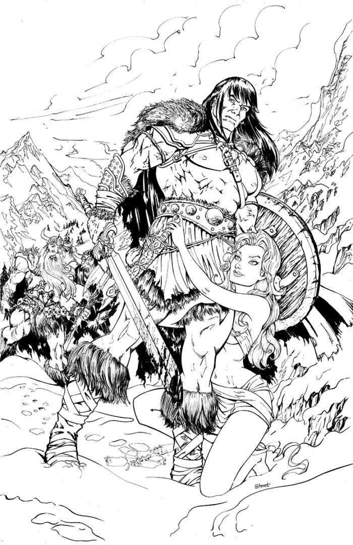 Conan The Barbarian #14 Inks