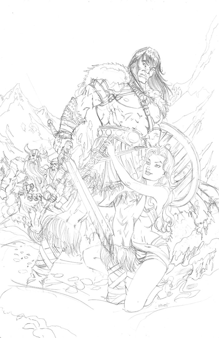 Conan The Barbarian #14 Pencils