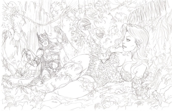 Poison Ivy Vs Huntress Pencils